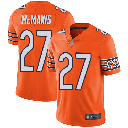 Chicago Bears Limited Orange Men Sherrick McManis Alternate Jersey NFL Football #27 Vapor Untouchable->youth nfl jersey->Youth Jersey